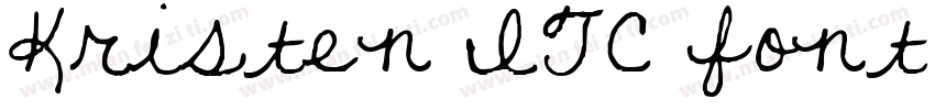Kristen ITC font字体转换